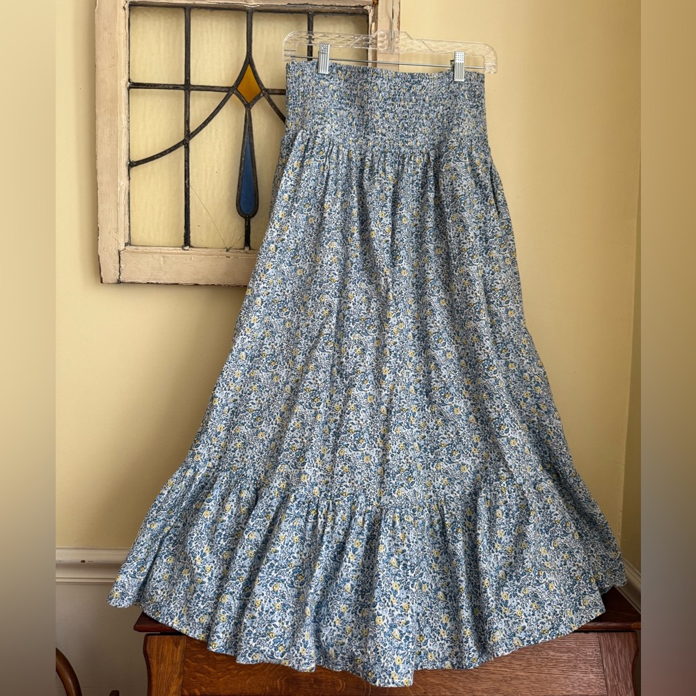 Universal Thread Blue Tiered Maxi Skirt